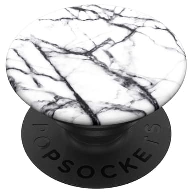 Popsockets grep til mobile enheter (dove white marble)
