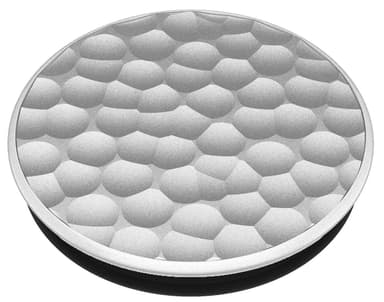 Popsockets grep til mobile enheter (hammered metal silver)