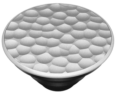 Popsockets grep til mobile enheter (hammered metal silver)
