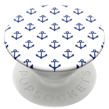 Popsockets grep til mobile enheter (anchors away white)
