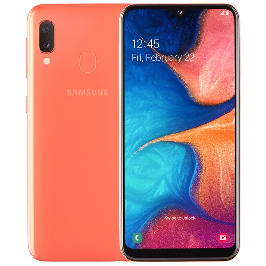 Samsung Galaxy A20e smarttelefon (korall)