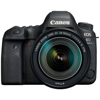 Canon EOS 6D Mark II DSLR-kamera og EF 24-105 mm f/3.5-5.6 IS STM obj.