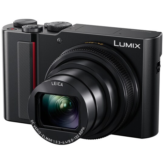 Panasonic Lumix DC-TZ200 kompaktkamera (sort)
