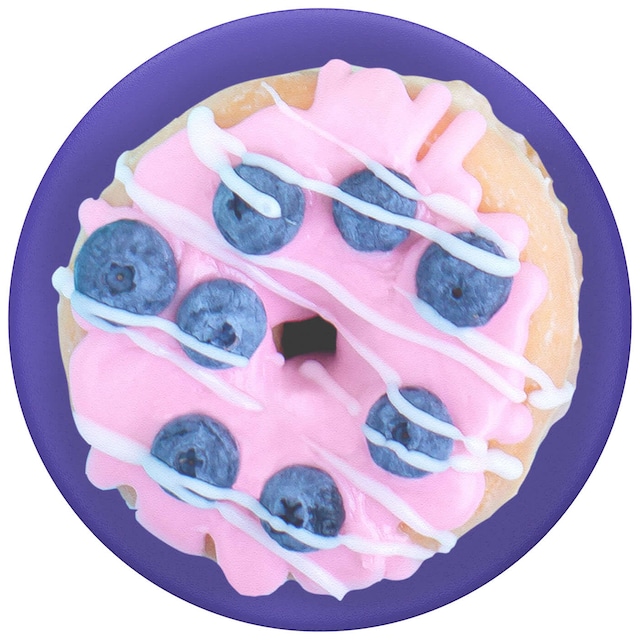 PopSockets PopTop utskiftbar topp til mobilgrep (Blueberry Donut)