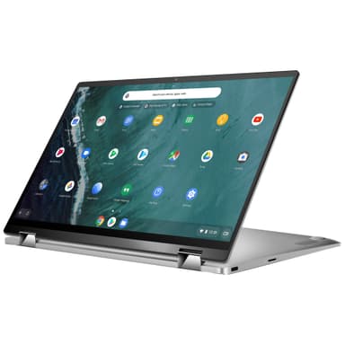 Asus Chromebook Flip C434, M3-8/4/64 14” 2-i-1 bærbar PC (silver)