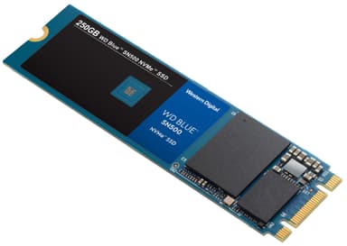 WD Blue SN500 NVMe PCIe M.2 intern SSD, 250 GB