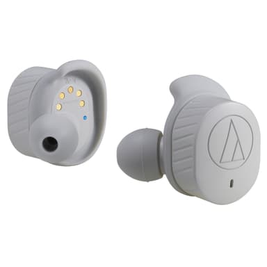 Audio-Technica ATH-SPORT7TW helt trådløse in-ear hodetelefoner (grå)