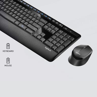Logitech MK345 trådløst tastatur og mus