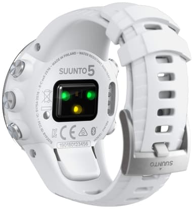 Suunto 5 GPS treningsklokke (hvit)