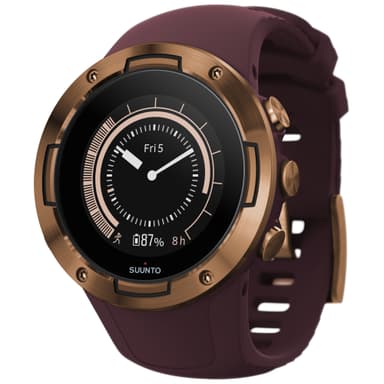Suunto 5 GPS treningsklokke (burgunder og kobber)