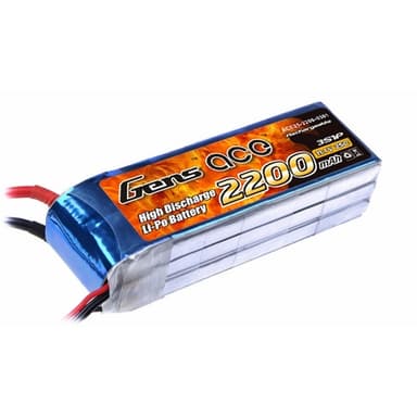 3s  2200mAh - 25C - Gens Ace T-Plug ( Deans )