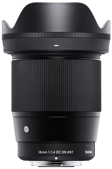Sigma AF 16 mm f/1.4 DC DN Contemporary vidvinkelobjektiv (MFT-feste)
