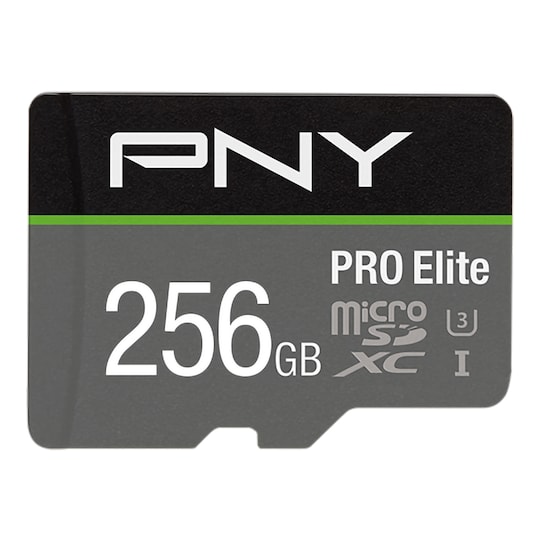 PNY PRO Elite Micro SDXC U3 V30-minnekort 256 GB