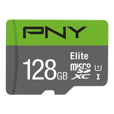 PNY Elite Micro SD V10-minnekort 128 GB