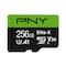 PNY Elite-X Micro SDXC U3 V30-minnekort 256 GB