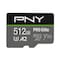 PNY PRO Elite Micro SDXC U3 V30-minnekort 512 GB