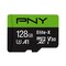 PNY Elite-X Micro SDXC U3 V30-minnekort 128 GB