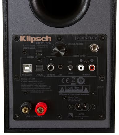 Klipsch R-41PM aktive høyttalere - par (sort)
