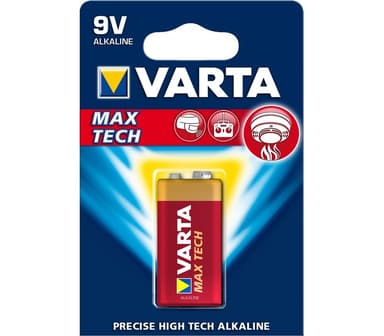 Varta Longlife Max Power 9V batteri (1-pakk)