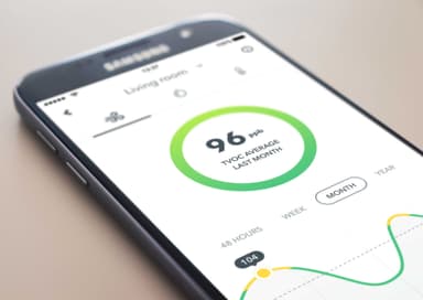 Airthings Wave Mini smart luftkvalitetsmåler med mugg-indikator 292