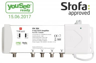 Triax IFA 5339384 antenneforsterker