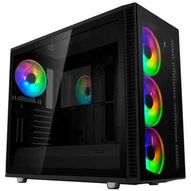 Fractal Design Vision S2 PC-kabinett (RGB/herdet glass)
