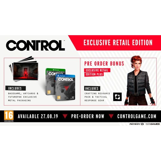 Control - Retail Exclusive Edition (XOne)