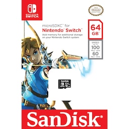 SanDisk Micro SD-kort for Nintendo Switch 64 GB