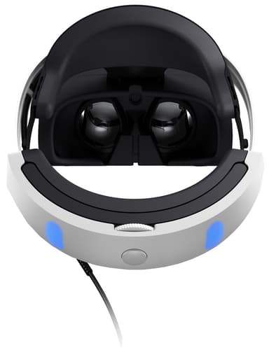 PlayStation VR-headset + PS4-kamera og VR Worlds