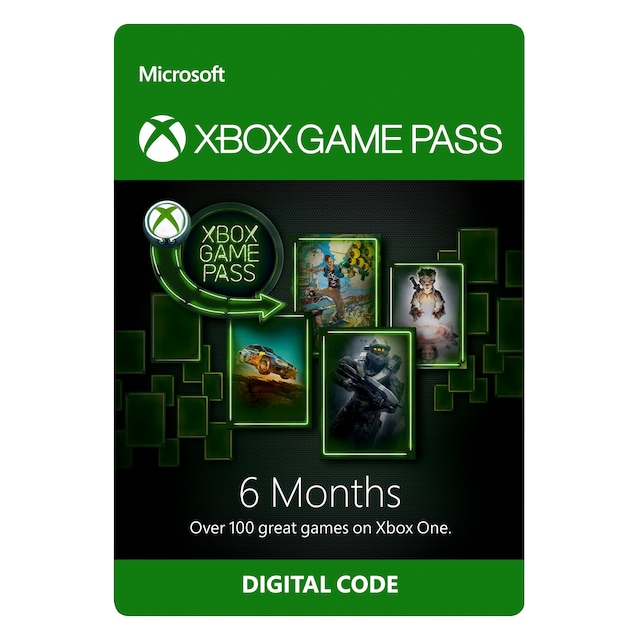 Xbox Game Pass - 6 måneders abonnement