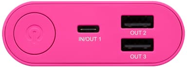 Goji 10 050 mAh USB-C powerbank (rosa)