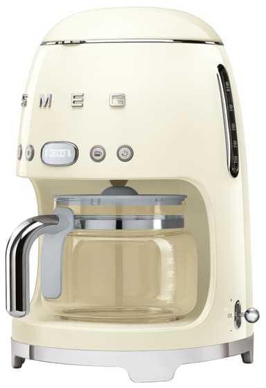 Smeg 50's Style kaffemaskin DCF02CREU (krem)