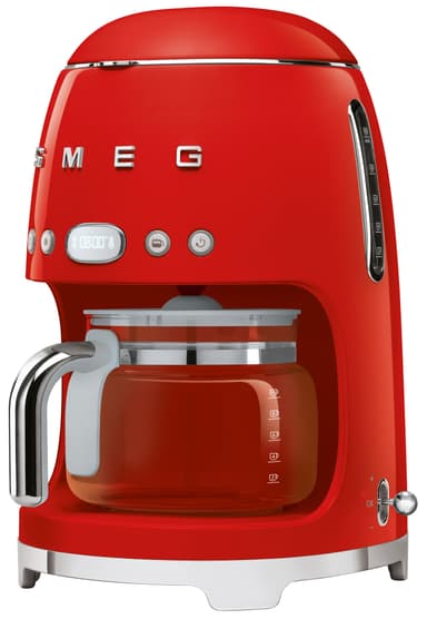 Smeg 50's Style kaffemaskin DCF02RDEU (rød)
