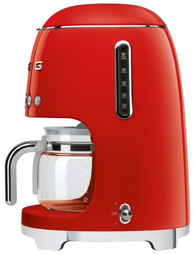 Smeg 50's Style kaffemaskin DCF02RDEU (rød)