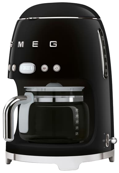 Smeg 50's Style kaffemaskin DCF02BLEU (sort)