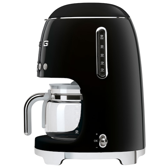 Smeg 50 s Style kaffemaskin DCF02BLEU (sort)