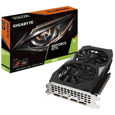 Gigabyte GeForce GTX 1660 OC grafikkort 6G