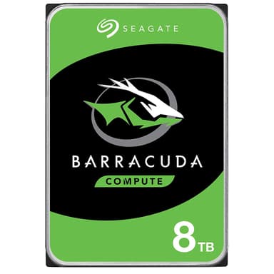 Seagate BarraCuda 3,5" intern harddisk (8 TB)
