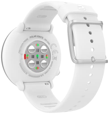 Polar Ignite treningsklokke M/L (hvit/sølv)