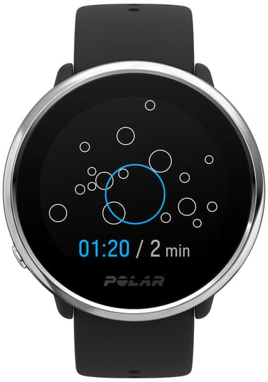 Polar Ignite treningsklokke S (sort/sølv)
