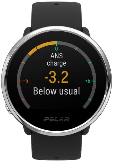 Polar Ignite treningsklokke M/L (sort/sølv)