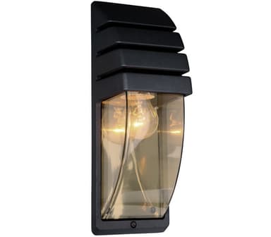 Petit vegglampe E27 sort