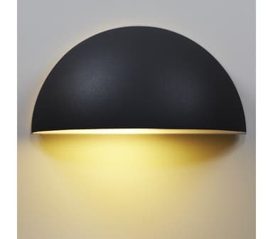 Verona vegglampe E27 sort