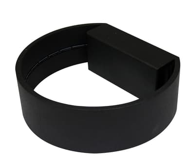 Vegglys Rhea Sort 6W LED IP20