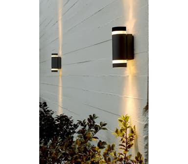 Nemo vegglampe dobbel GU10 sort