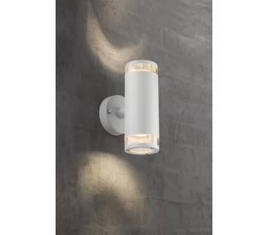 Soto vegglampe dobbel GU10 hvit