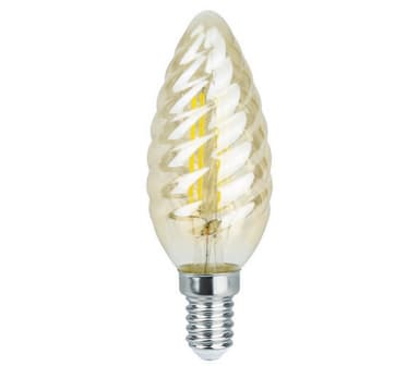 LED Krystall Mignon Amber Dim 4W E14