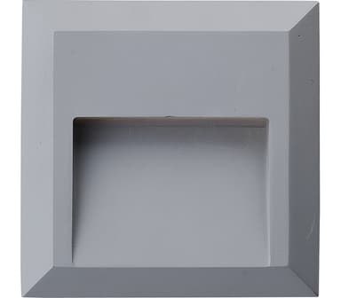 Rack Vegglys Sølv 1,6W LED IP44