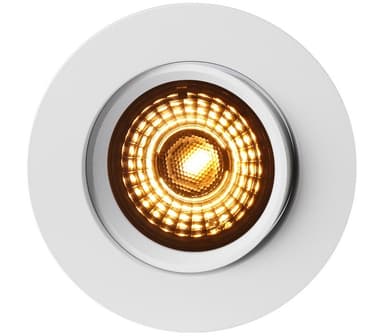 Alfa 360-tilt Downlight Warmdim 8W matt hvit