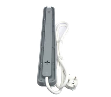 Skjøteledning 6-veis jord lynvern bryter USB 1,4m